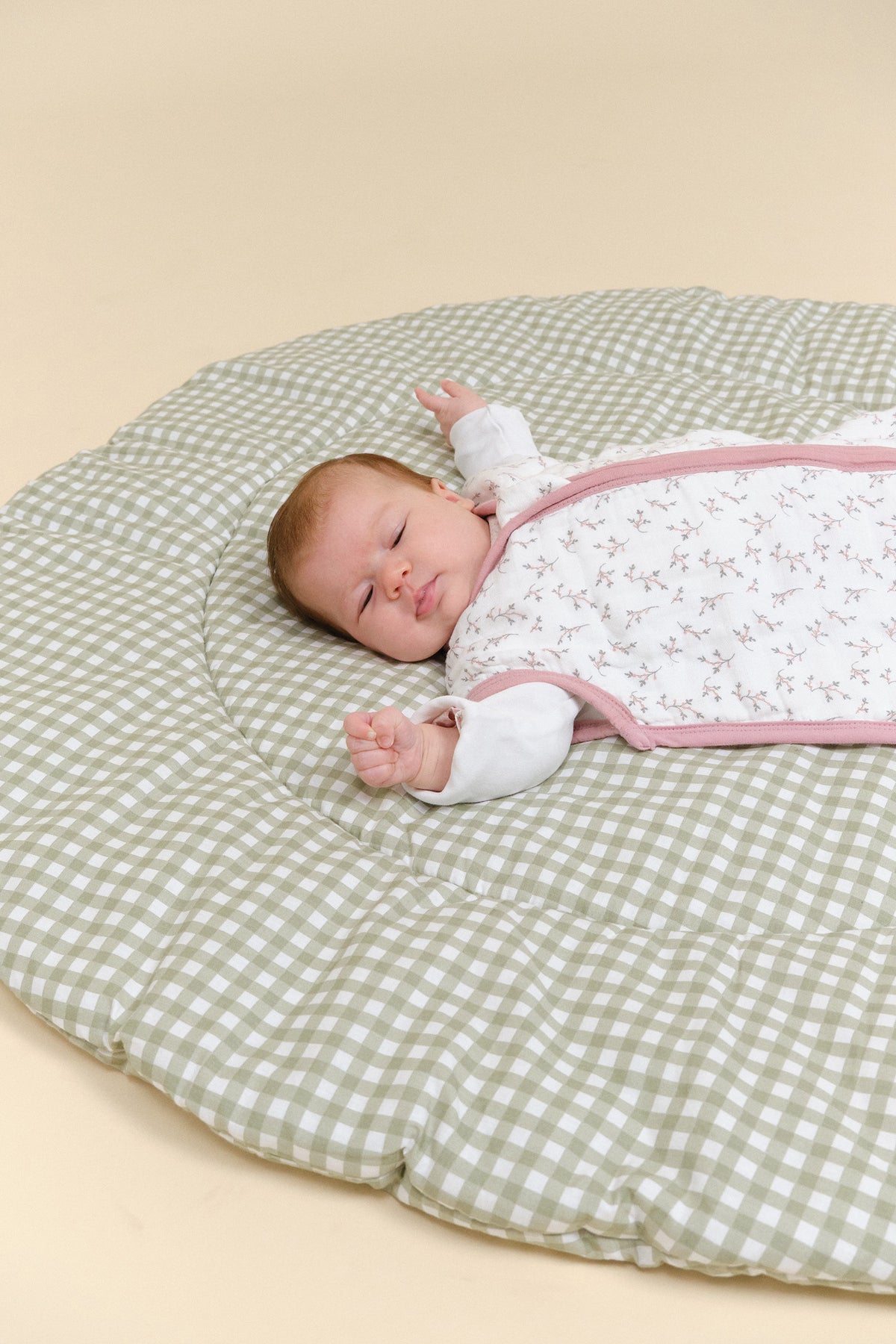 Babyschlafsack - Bambus Musselin - Floral Pink - TOG 0.5