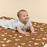 Baby sleeping bag - Cotton muslin - Mercury - TOG 0.4