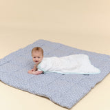 Baby sleeping bag - Cotton muslin - Blue sky - TOG 0.4