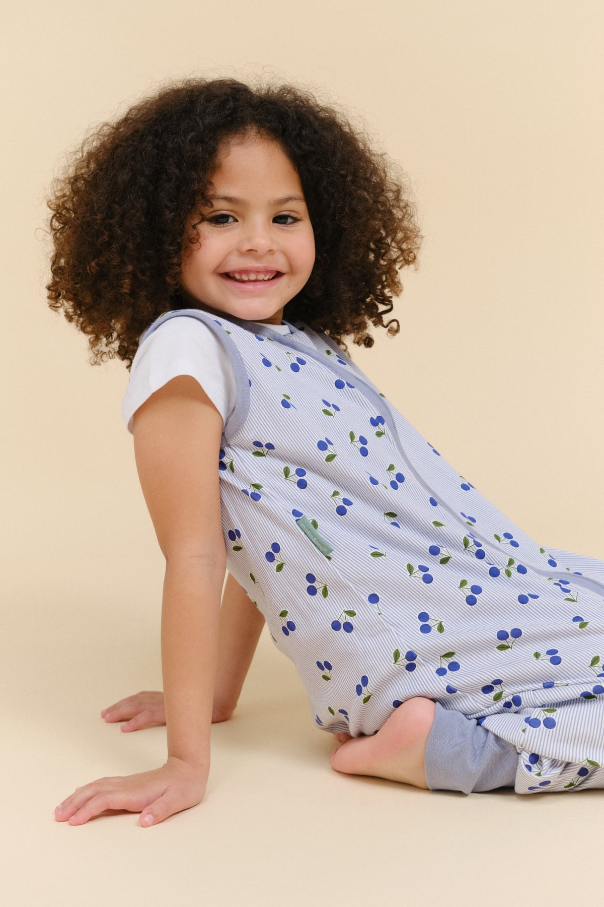 Sleeping jumpsuit - Cherries - TOG 0.5