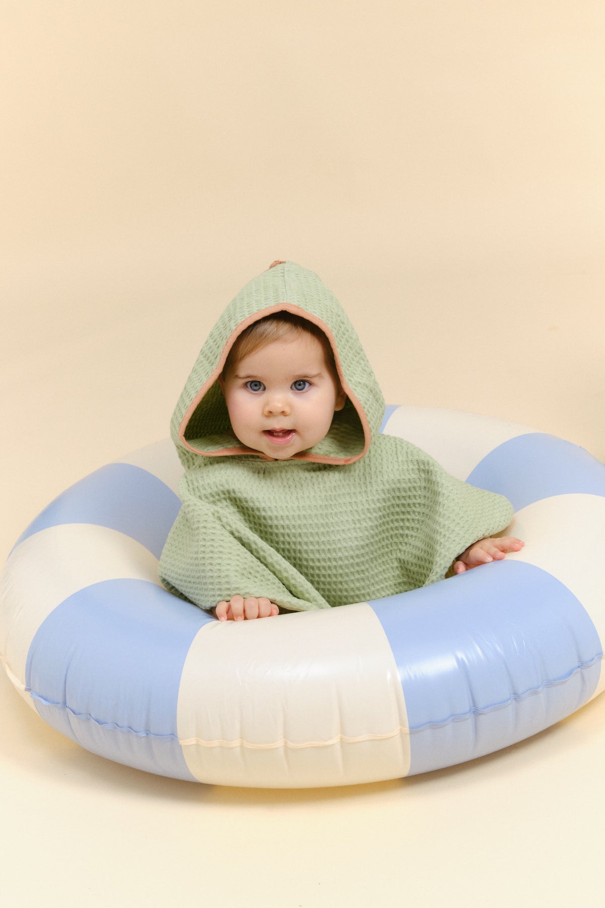 Poncho towel - Green Splash