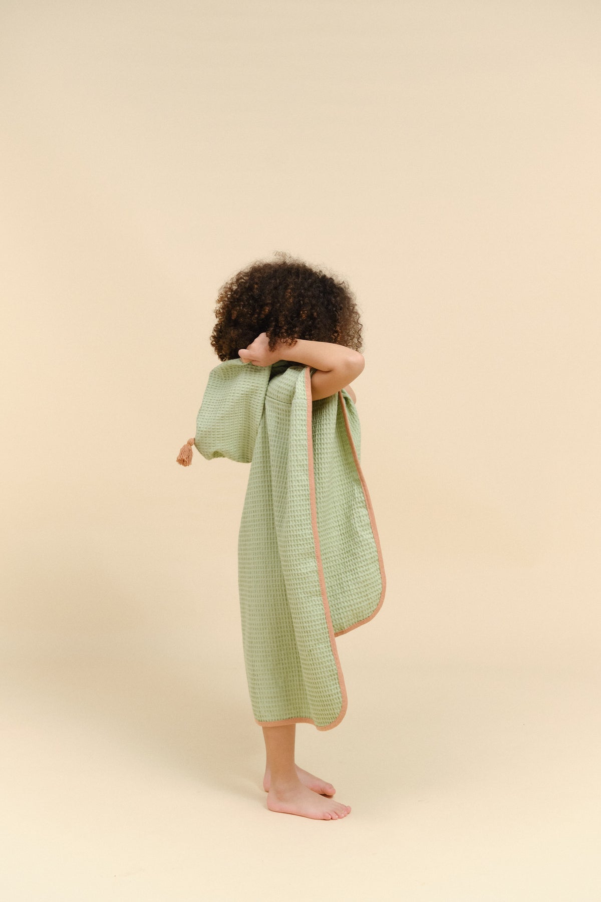 Poncho towel - Green Splash