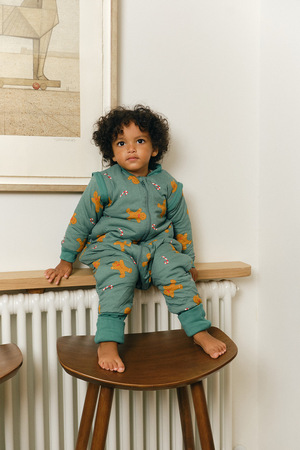 Gingerbread Siblings Pack (2 products): Sleeping jumpsuit and baby sleeping bag (TOG 2.5)