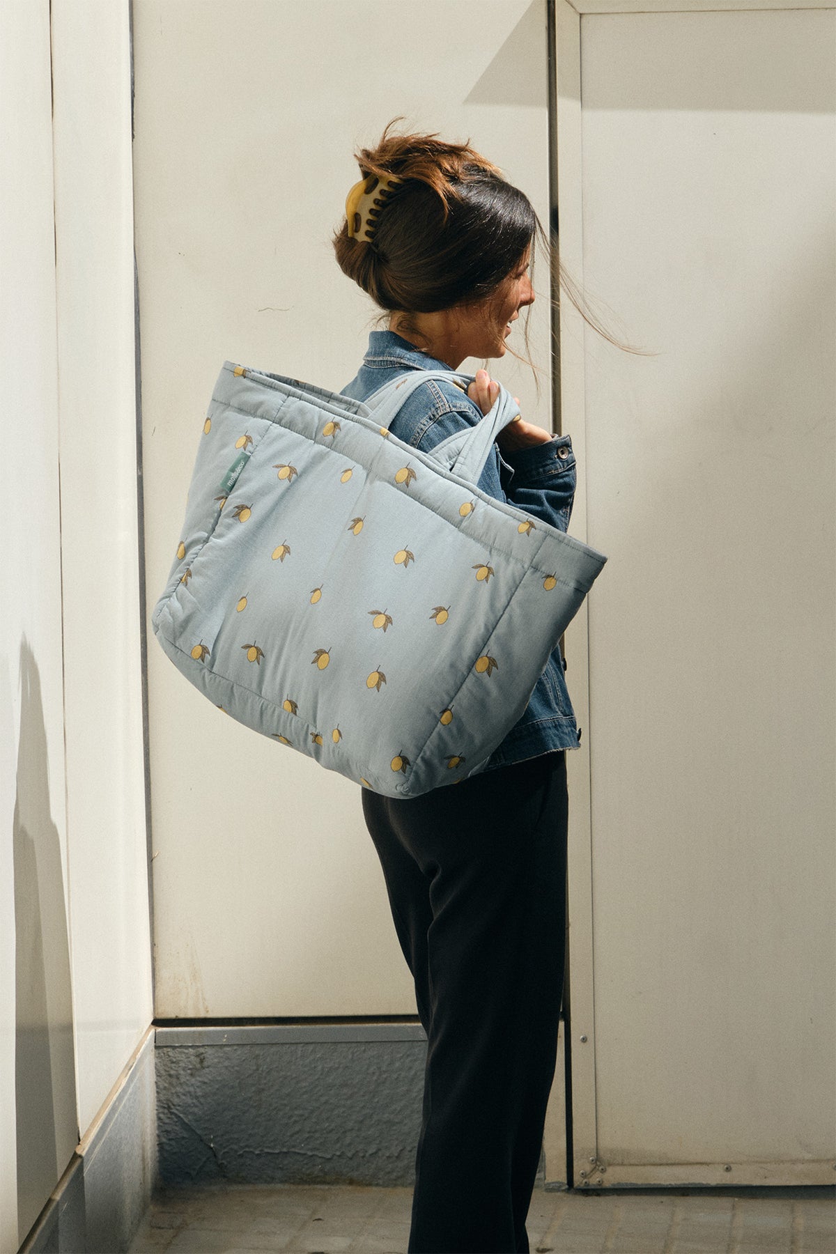 Spaziergang pack Colima (4 produkte): Kinderwagen-Fußsack + Shopper-Tasche + Faltbare Wickelauflage + Kulturbeutel