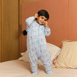 Sleeping jumpsuit with sleeves and socks - Animal Party - TOG 2.5