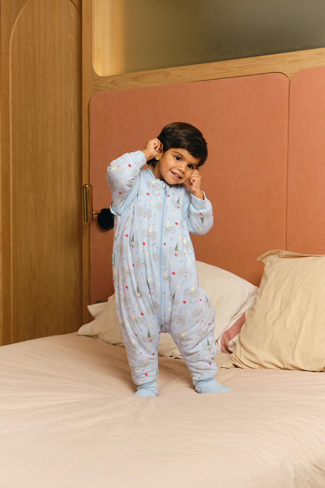 Pijama manta con mangas y calcetines antideslizantes - Animal party - TOG 2.5