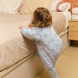 Sleeping jumpsuit with sleeves and socks - Animal Party - TOG 2.5