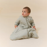 Baby sleeping bag with sleeves - Mint Tea - TOG 2.5