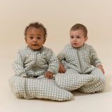 Baby sleeping bag with sleeves - Mint Tea - TOG 2.5
