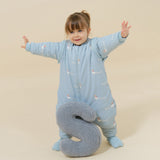 Pijama manta con mangas y calcetines antideslizantes - Duck Family - TOG 2.5