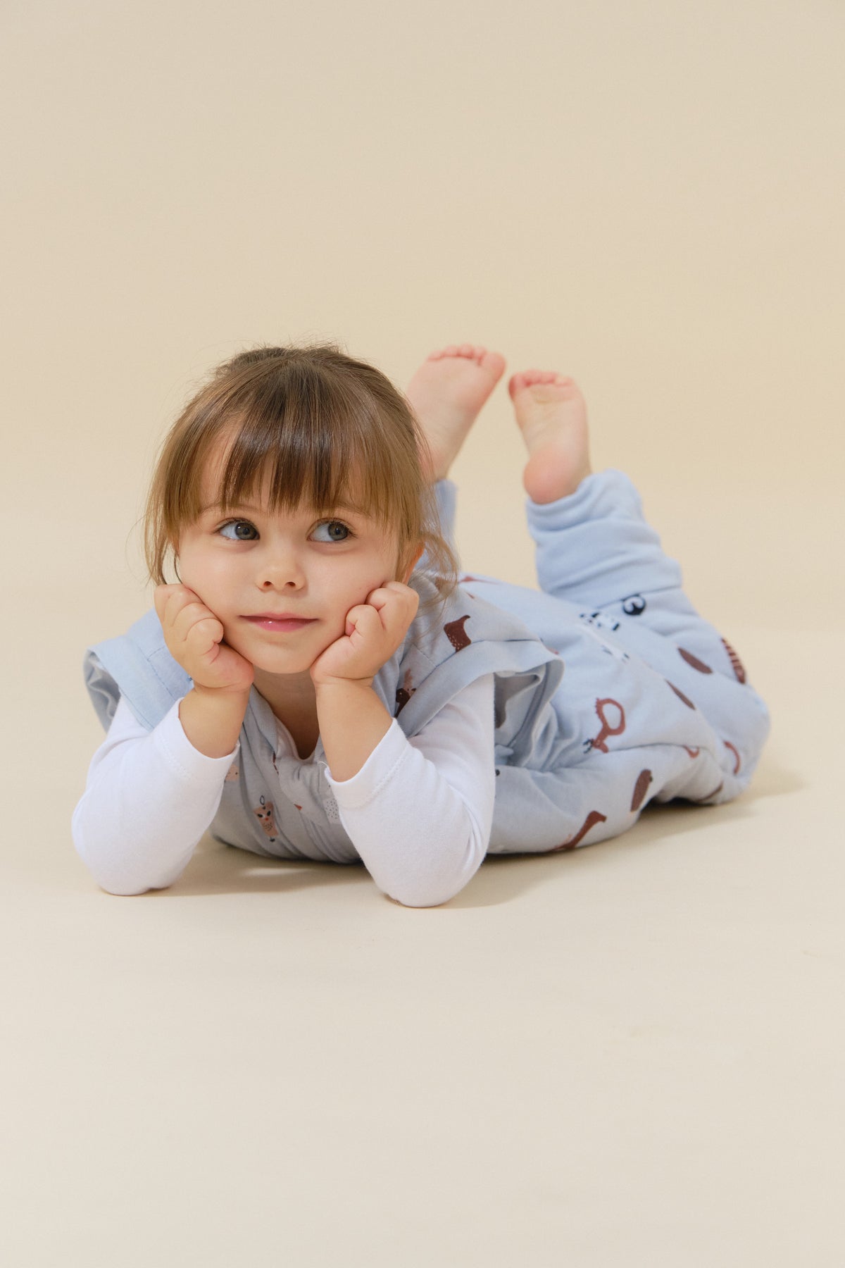Pijama manta con mangas y calcetines antideslizantes - Winter Animals - TOG 2.5