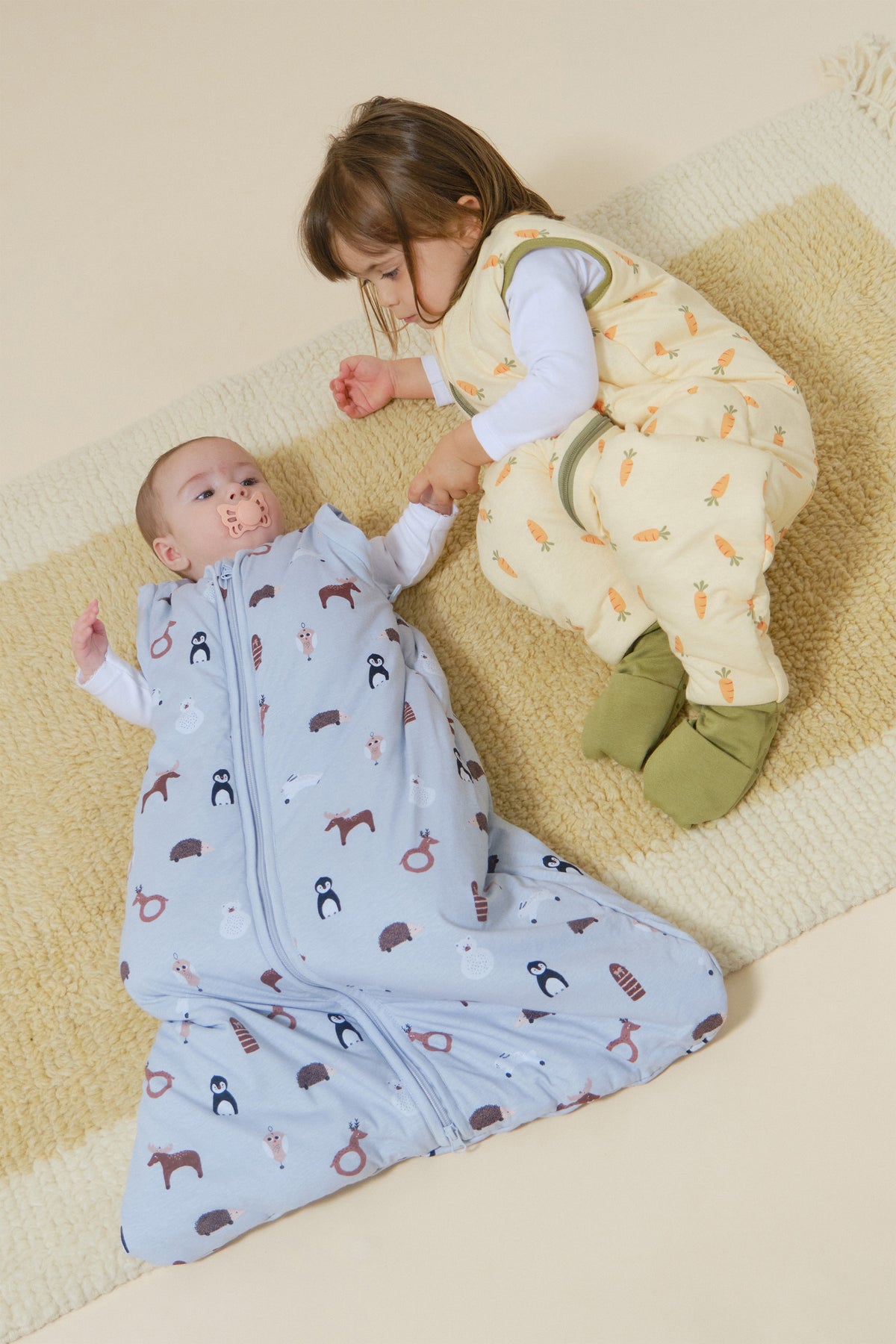 Baby sleep sack with sleeves - Winter Animals - TOG 2.5