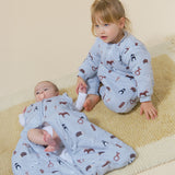 Pijama manta con mangas y calcetines antideslizantes - Winter Animals - TOG 2.5