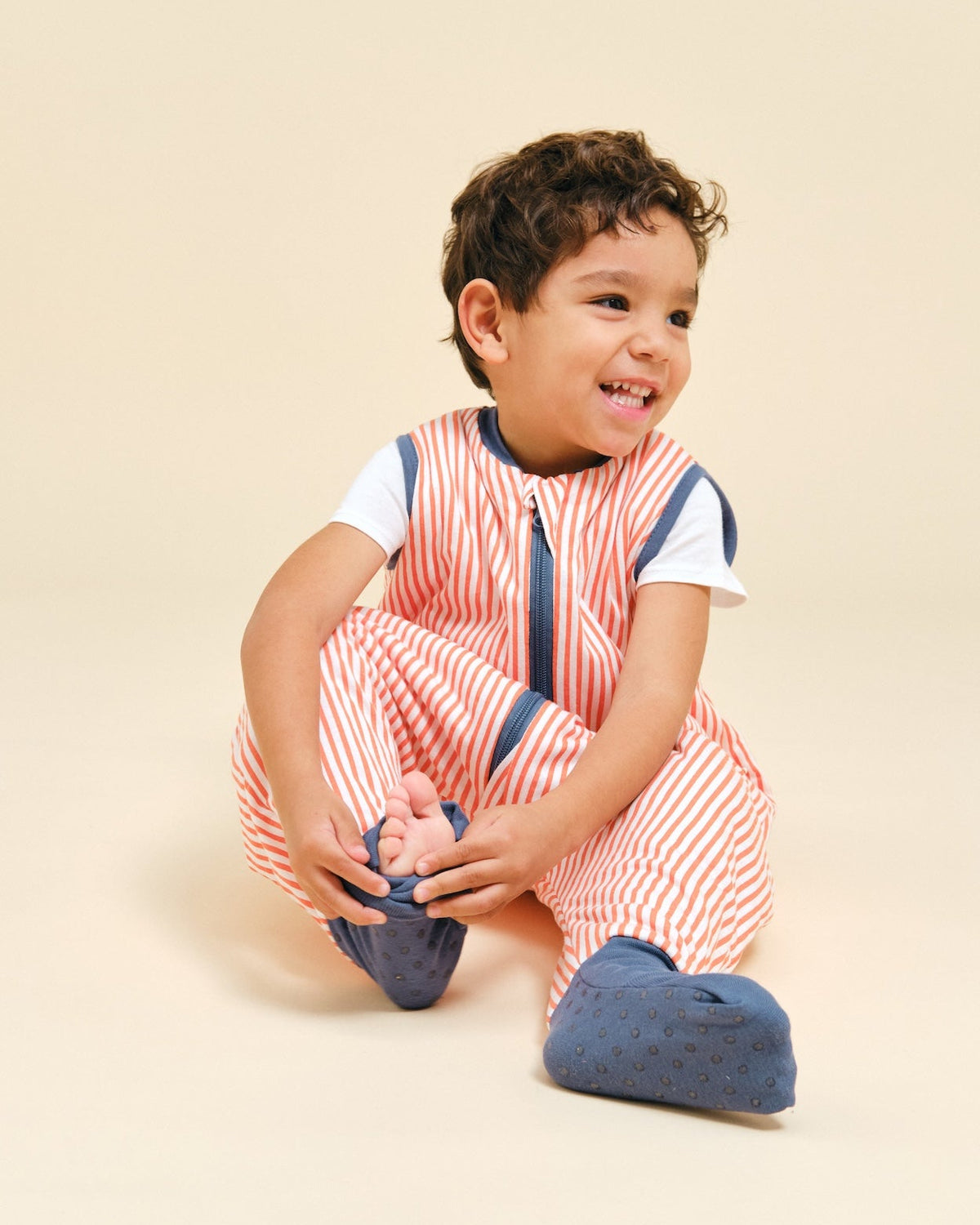 Pijama manta con calcetines antideslizantes - Sailor orange - TOG 1