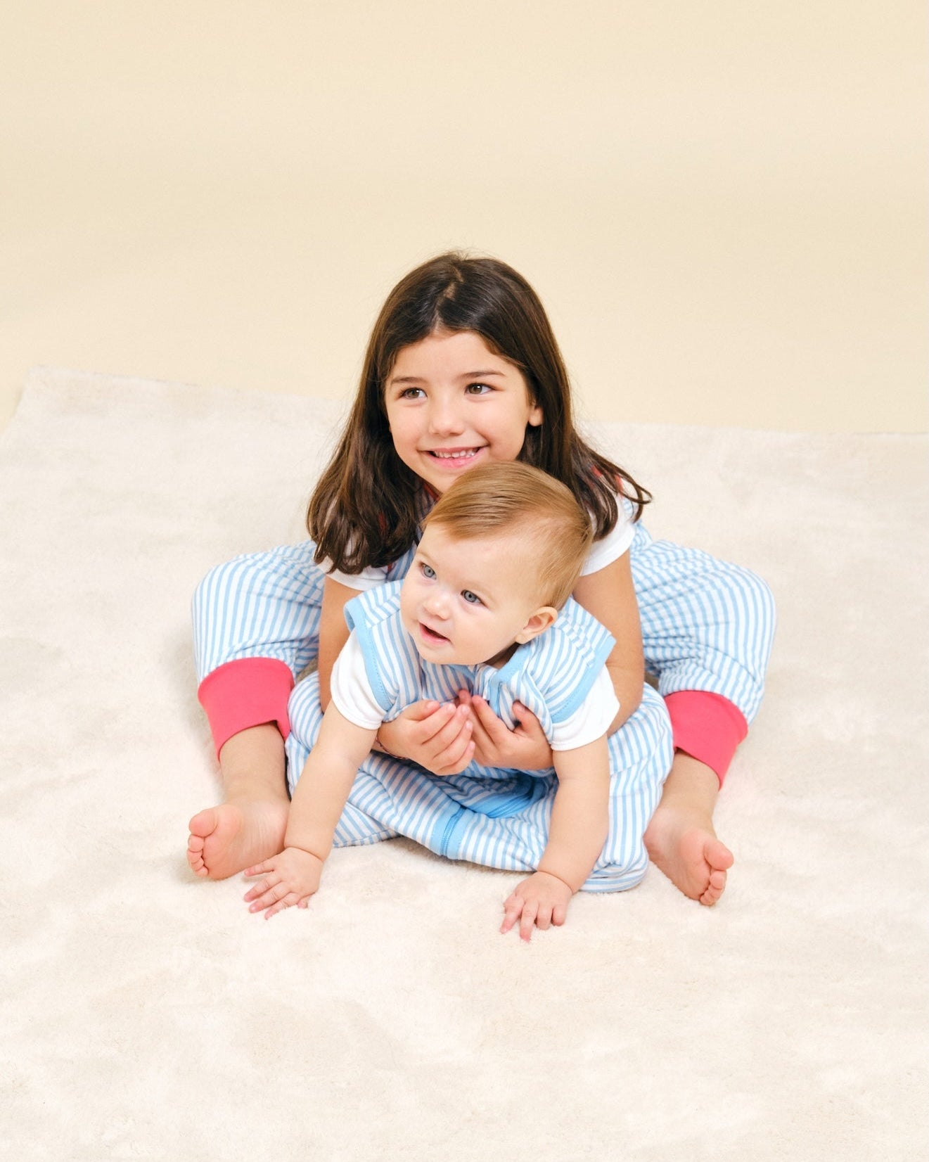 Brüder-Pack Sailor Blue (2 Produkte): Schlafsack mit Füßen + Baby-Schlafsack TOG 1