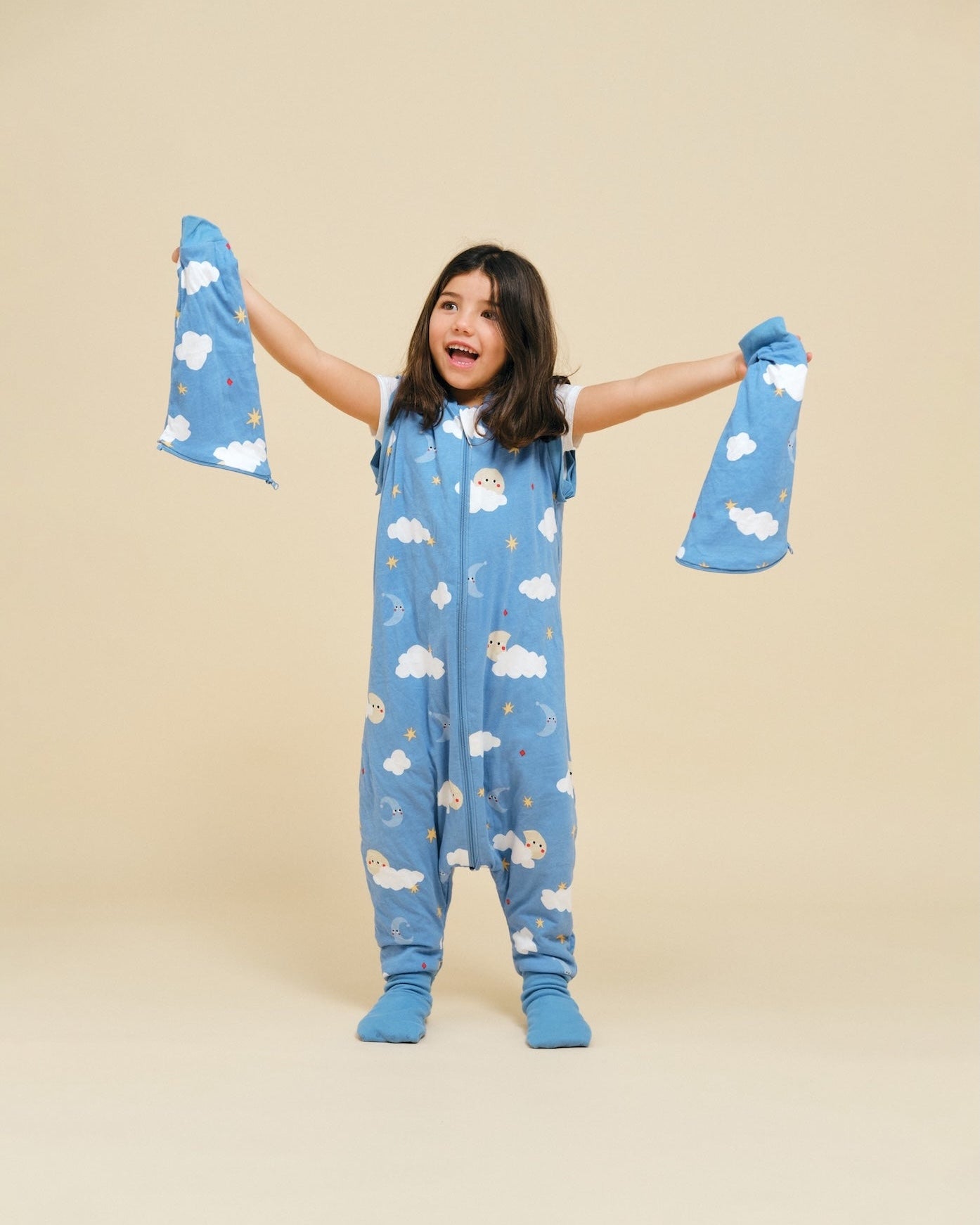 schlafsack 44 Schlafsack mit Ärmeln und rutschfesten Socken – Good night – TOG 1