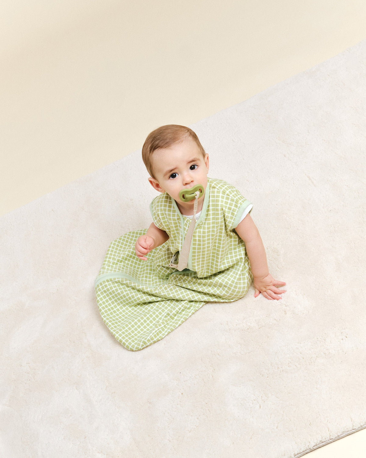 Baby sleeping bag - Pistacchio - TOG 0.5