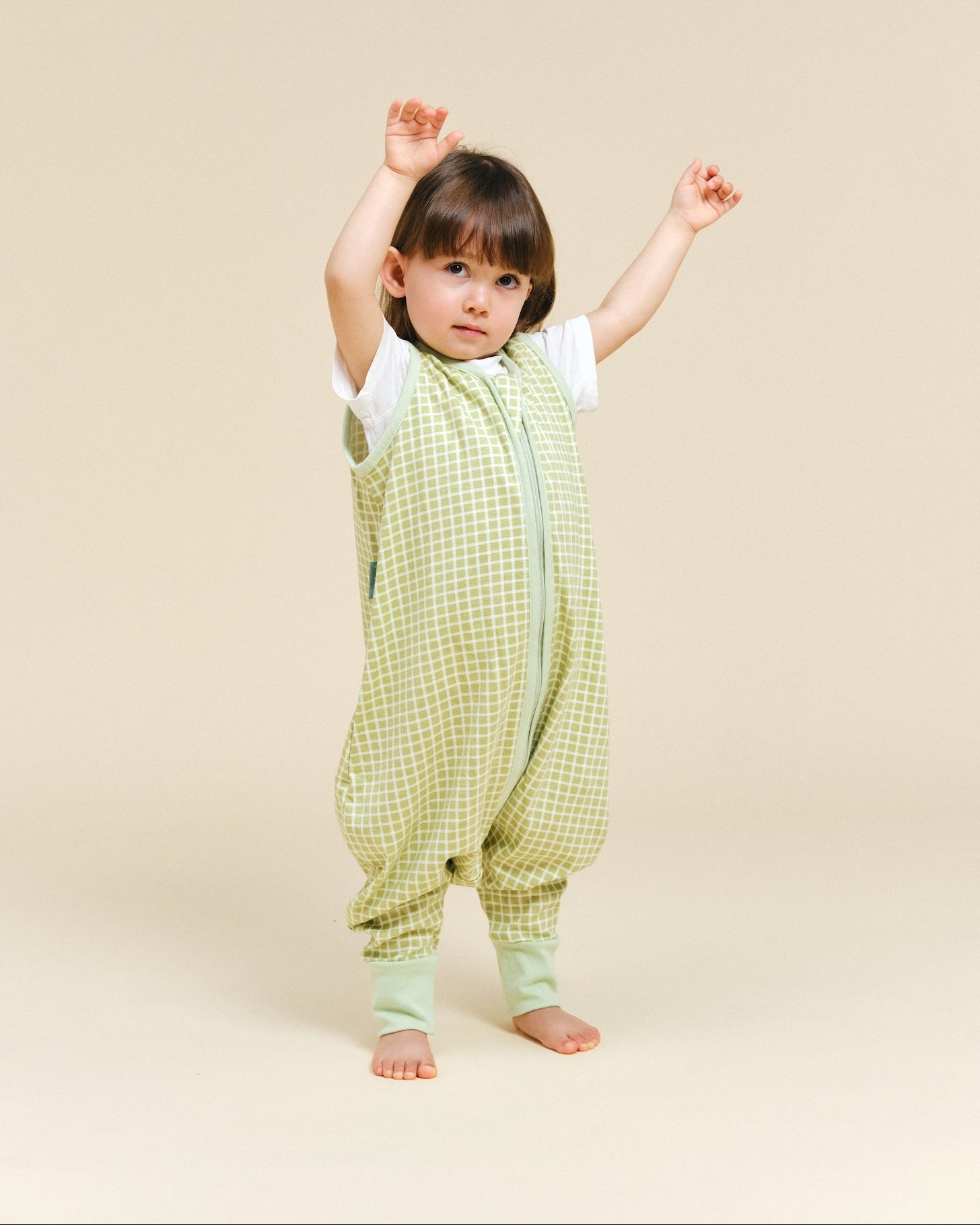 schlafsack pyjama Schlafsack mit füssen - Pistacchio
