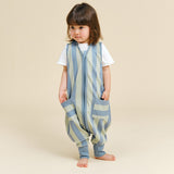Pijama burbuja - Green & Blue Stripes - TOG 0.5