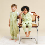 Schlafsack mit füssen - Pistacchio - TOG 0.5