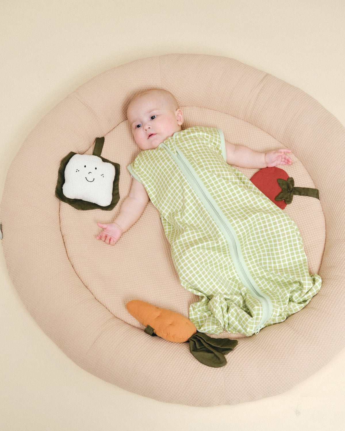 Baby sleeping bag - Pistacchio - TOG 0.5