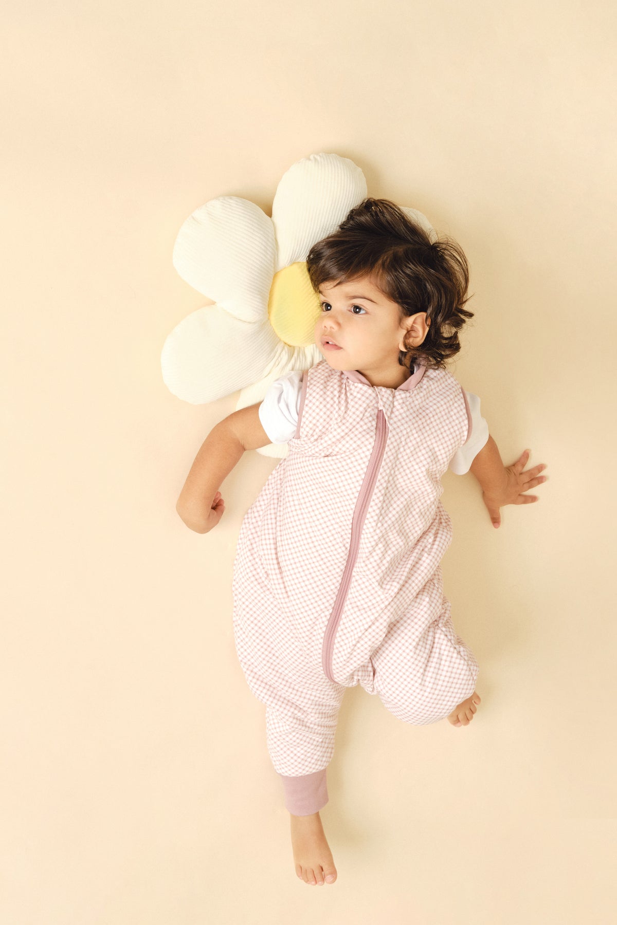 Sleeping jumpsuit - Vichy Pink - TOG 1