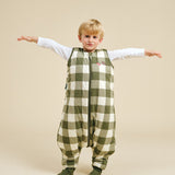 Sleeping jumpsuit with socks - Vichy Forest - TOG 2.5