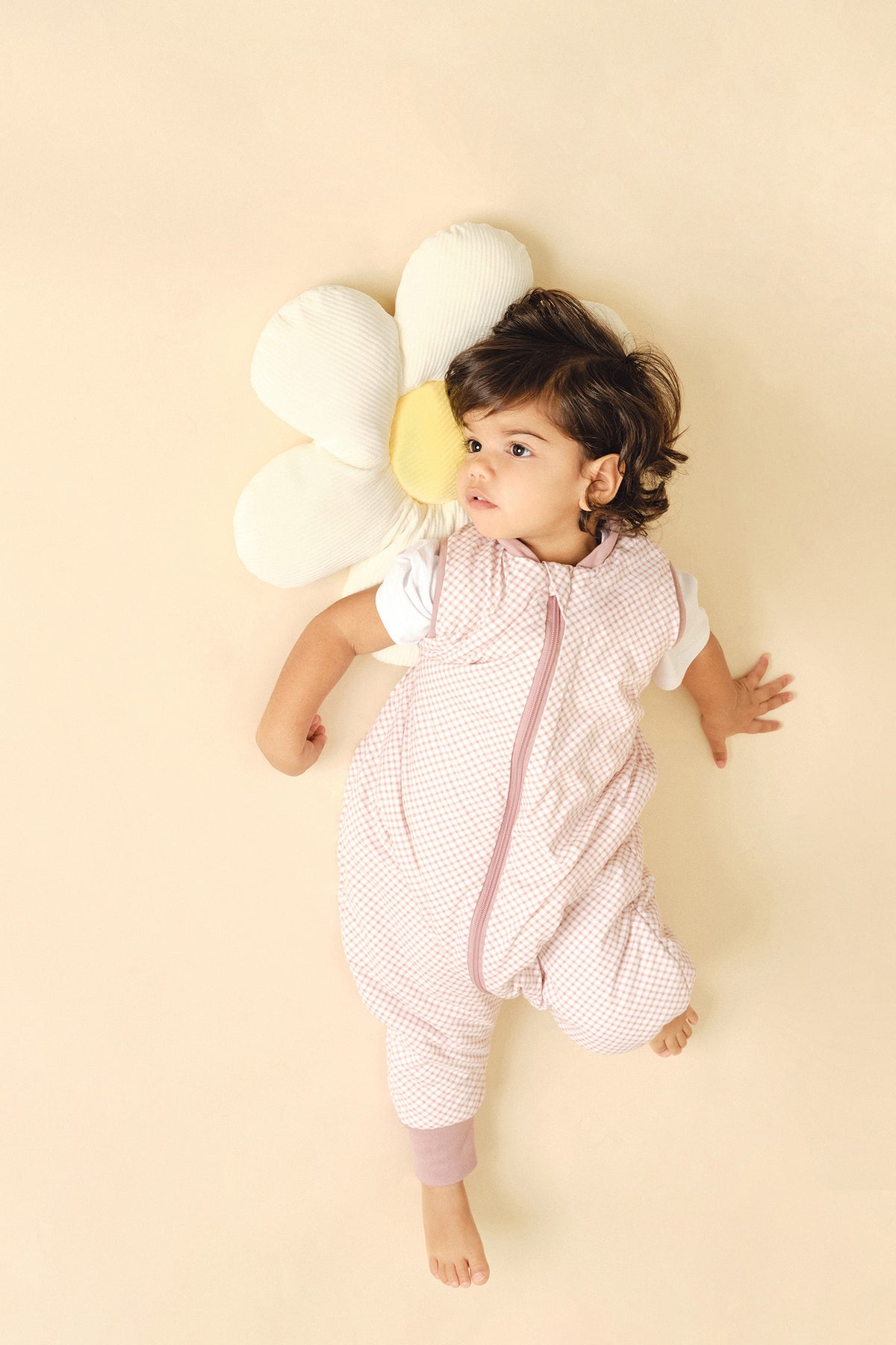 Sleeping jumpsuit - Vichy Pink - TOG 1