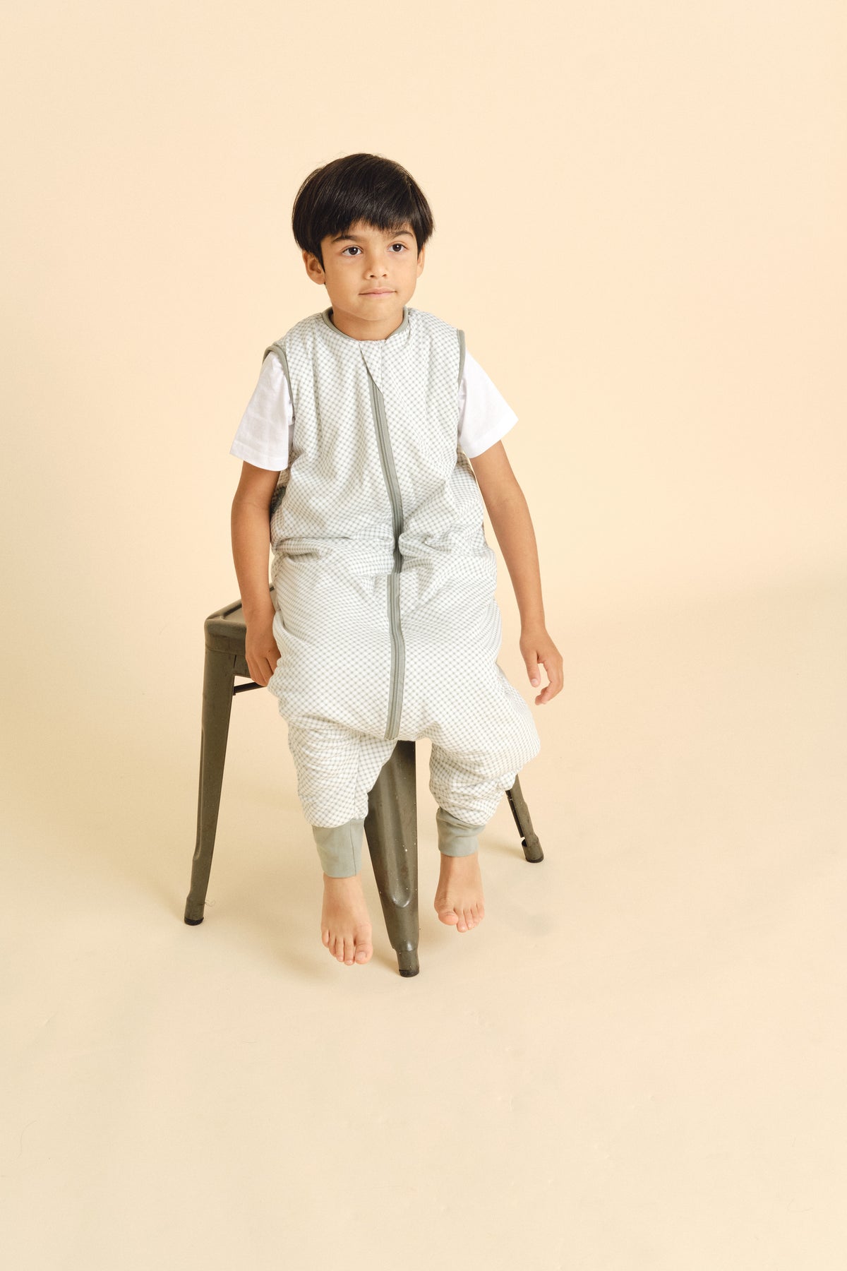 Sleeping jumpsuit - Vichy Green - TOG 1