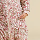 Sleeping jumpsuit with sleeves and socks - Winter Commelina - TOG 2.5