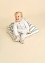 SLEEPING JUMPSUIT - DAWN STRIPES - TOG 1.0 - WITH SOCKS