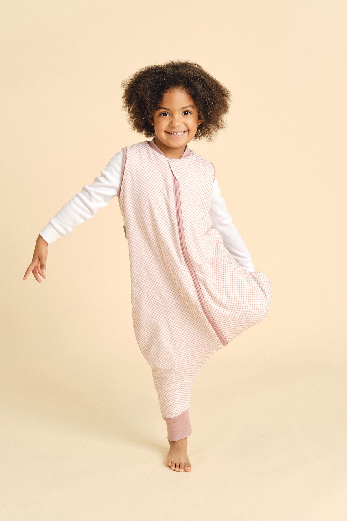 Sleeping jumpsuit - Vichy Pink - TOG 1
