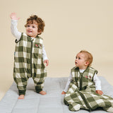 Sleeping jumpsuit with socks - Vichy Forest - TOG 2.5