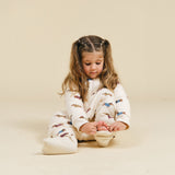 Sleeping jumpsuit with sleeves and socks - Fancy Teckels - TOG 2.5