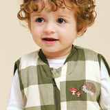 Sleeping jumpsuit with socks - Vichy Forest - TOG 2.5