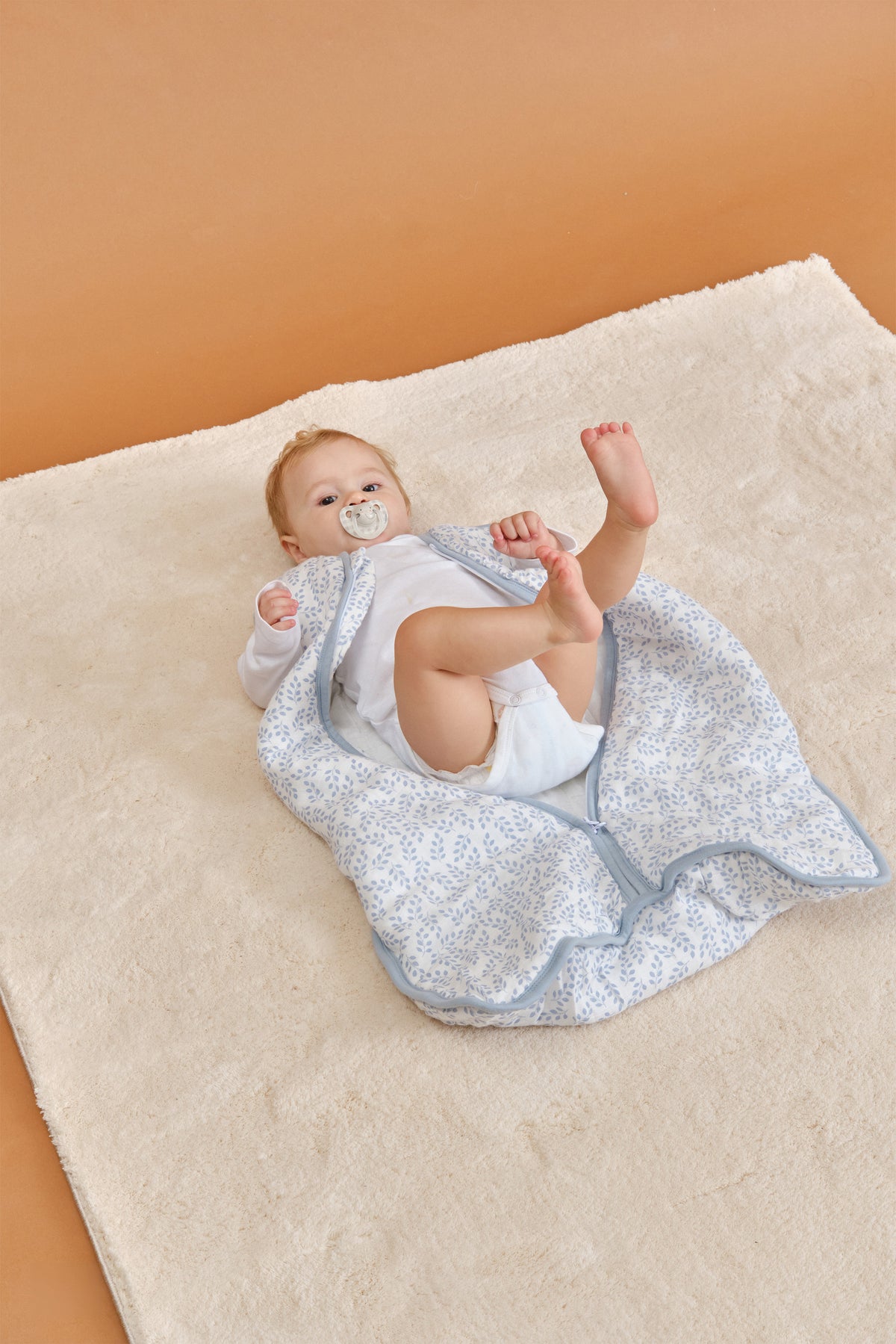 Baby sleeping bag - Cotton muslin - Zen Garden - TOG 2.5