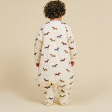 Sleeping jumpsuit with sleeves and socks - Fancy Teckels - TOG 2.5