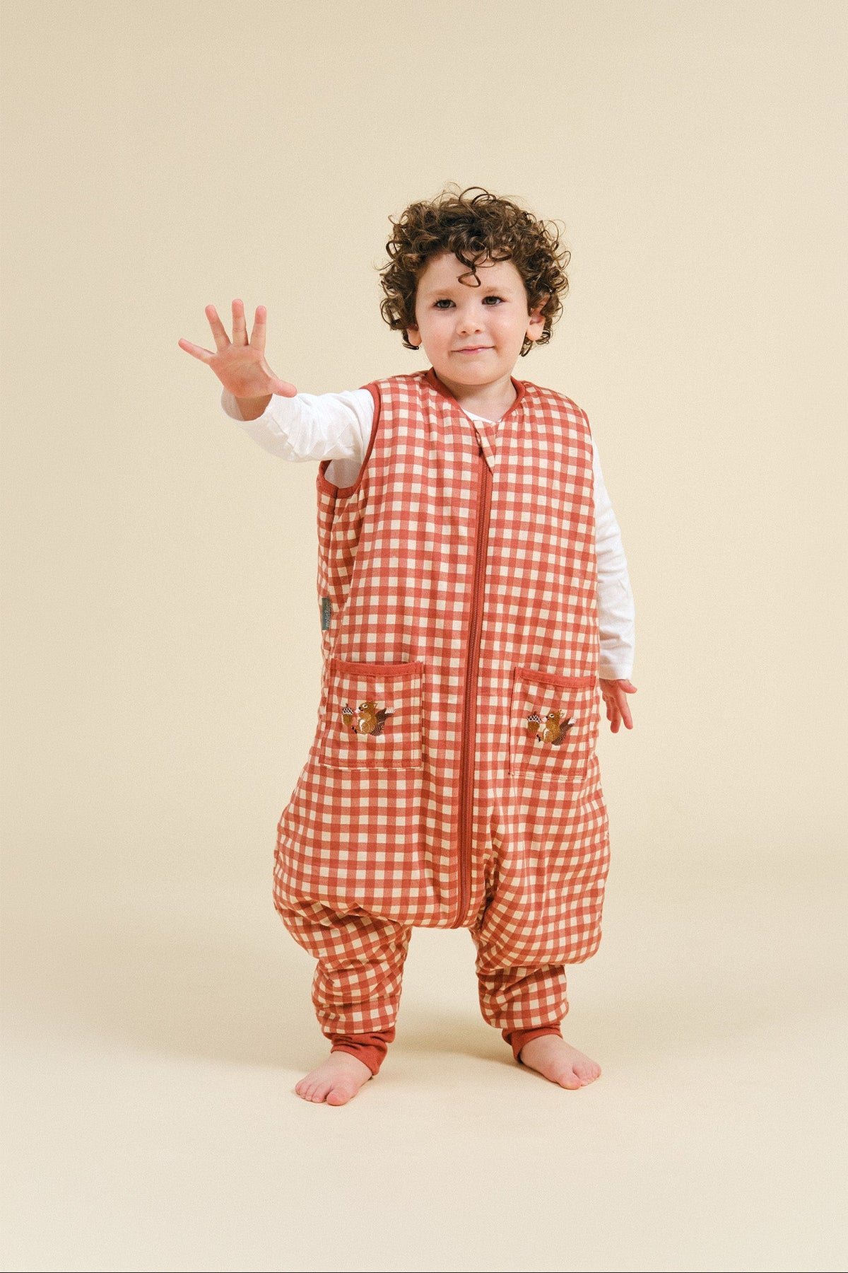 Sleeping jumpsuit - Vichy Clay - TOG 2.5