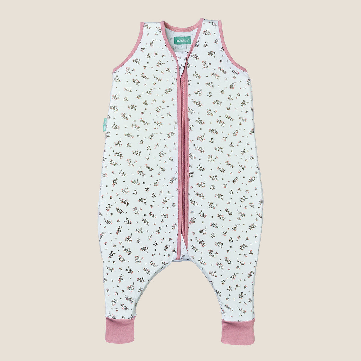 Schlafsack mit füssen - Bloom Pink - TOG 0.5