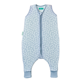 SLEEPING JUMPSUIT - BLUE GARDEN - TOG 0.5