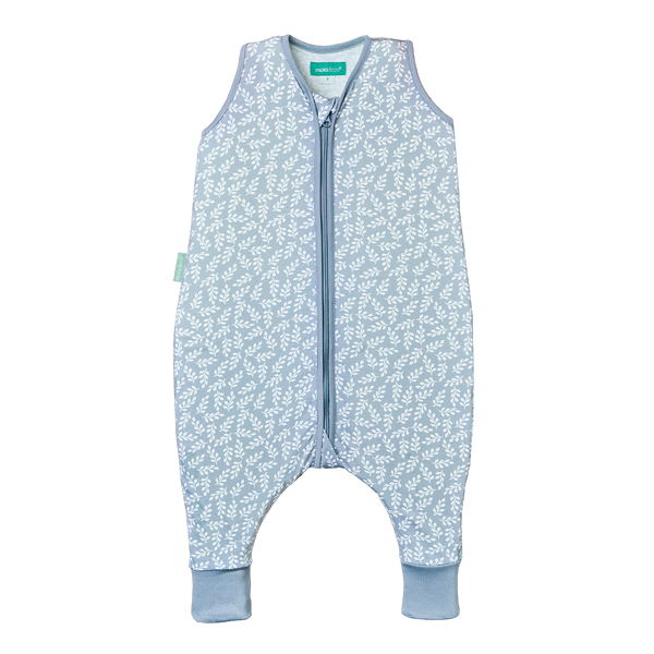 SLEEPING JUMPSUIT - BLUE GARDEN - TOG 0.5