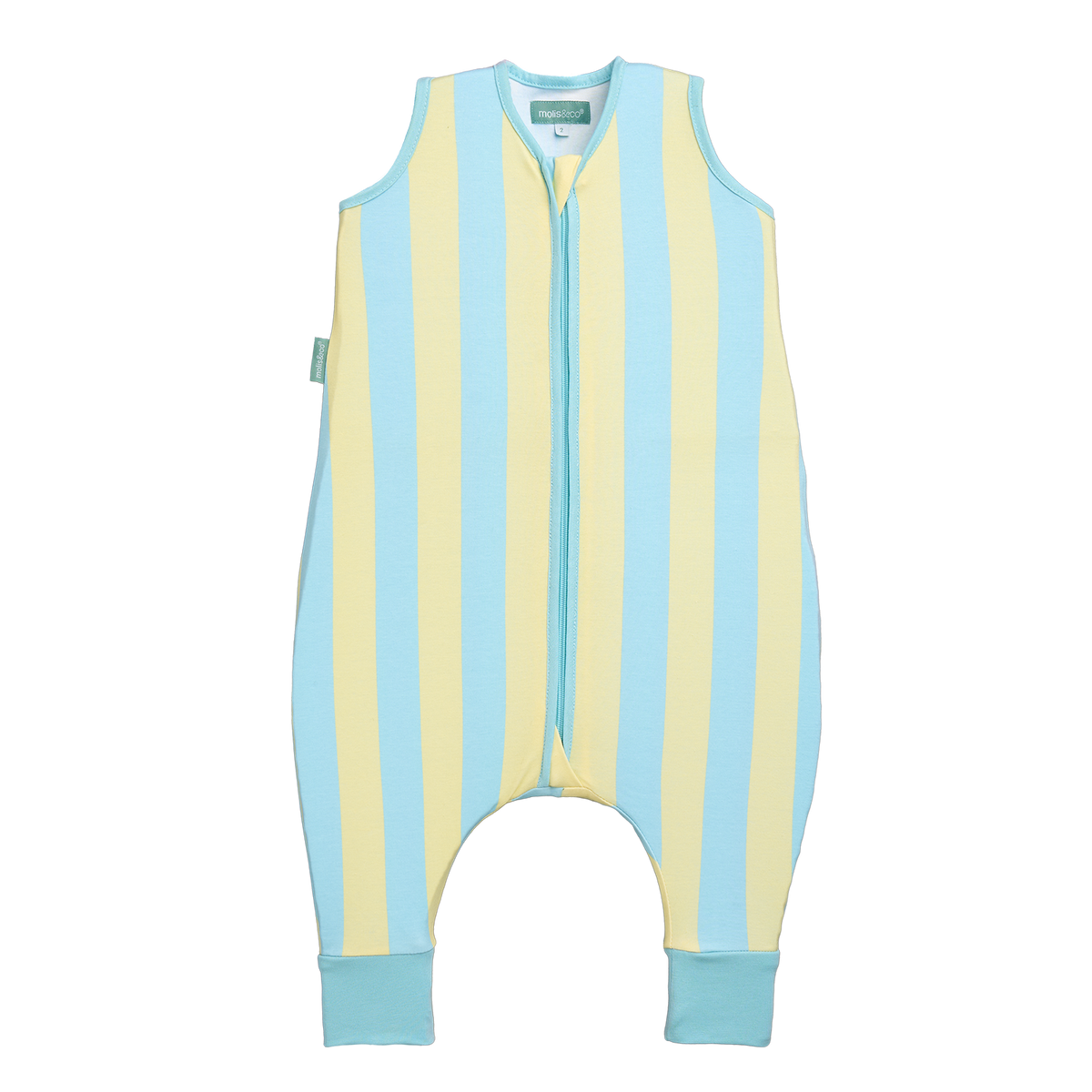Pijama burbuja - Blue Sunshine Stripes - TOG 0.5