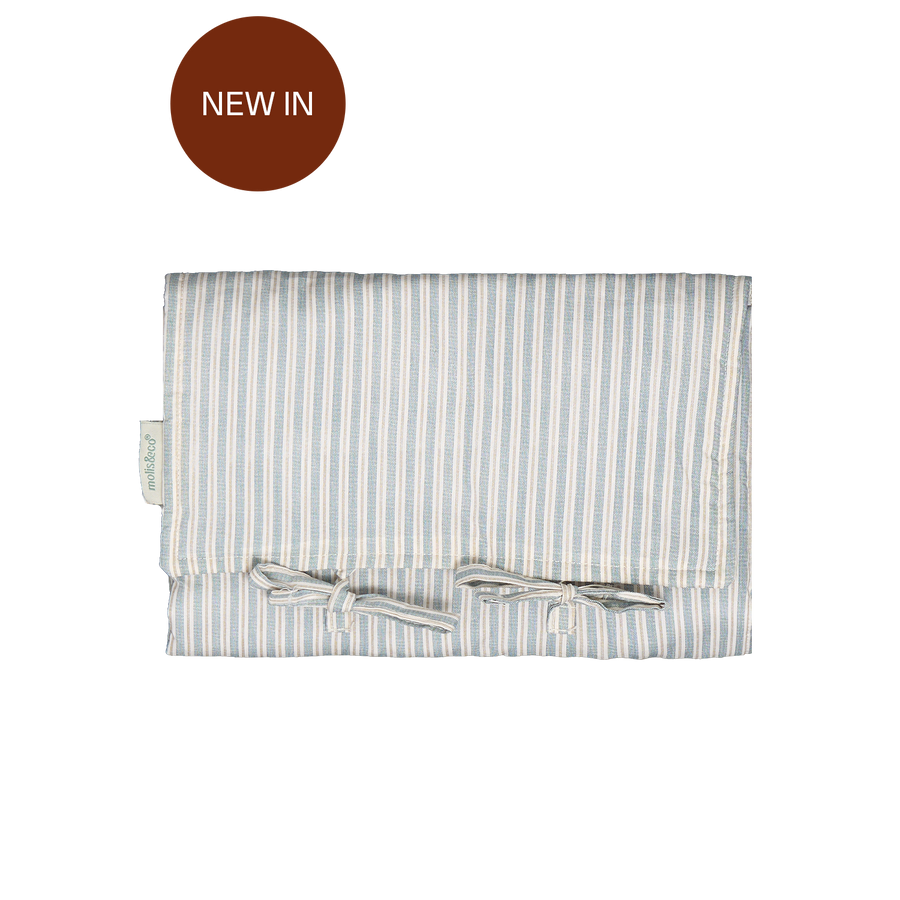 Faltbare Wickelauflage - Blue Stripes