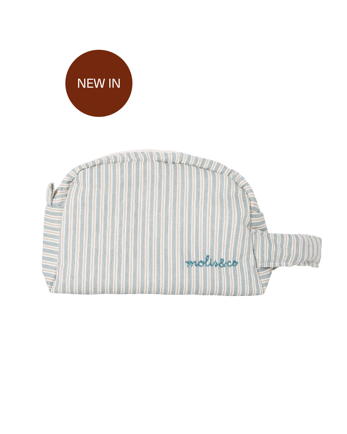Travel toiletry bag - Blue Stripes