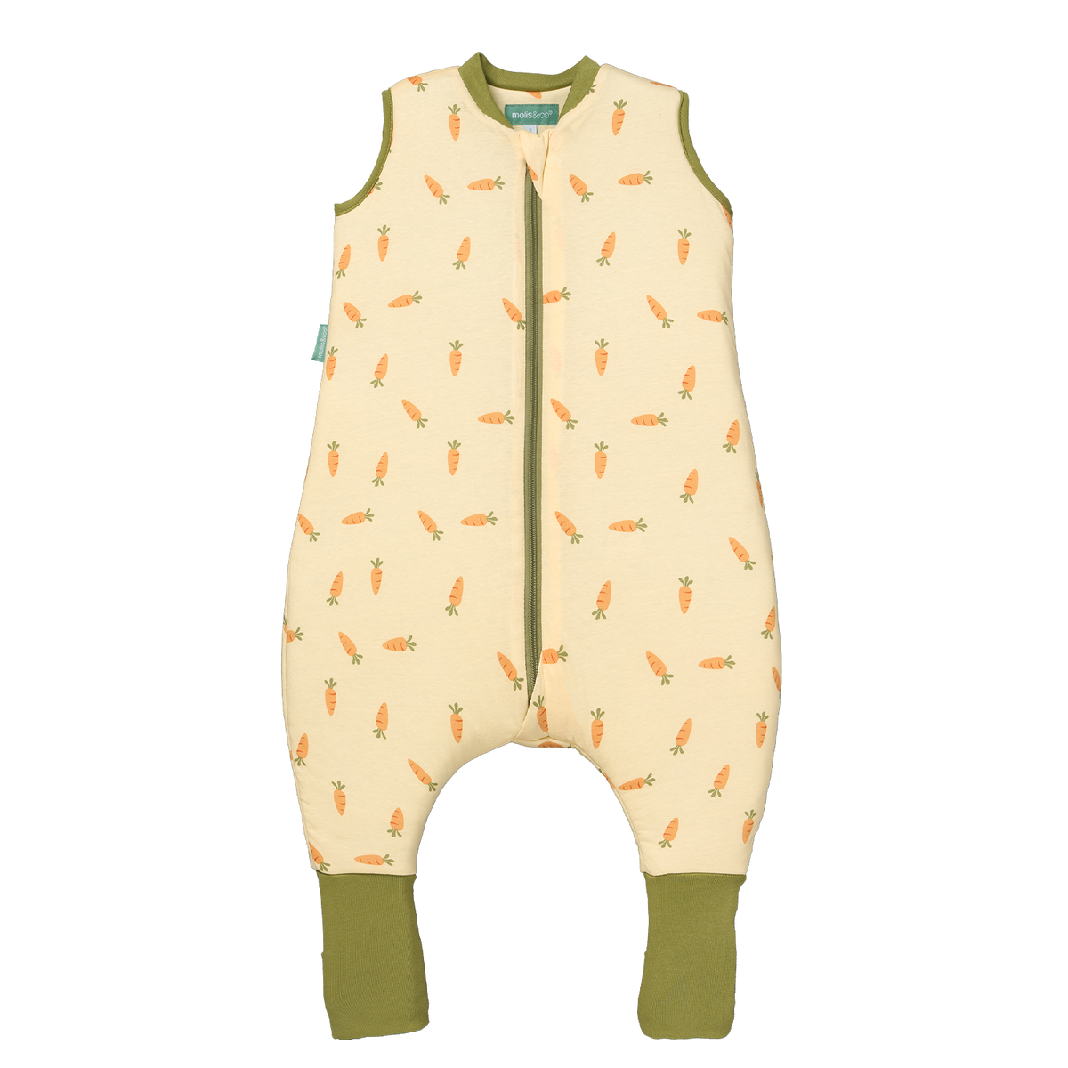 Sleeping jumpsuit with socks - Carrots - TOG 2.5