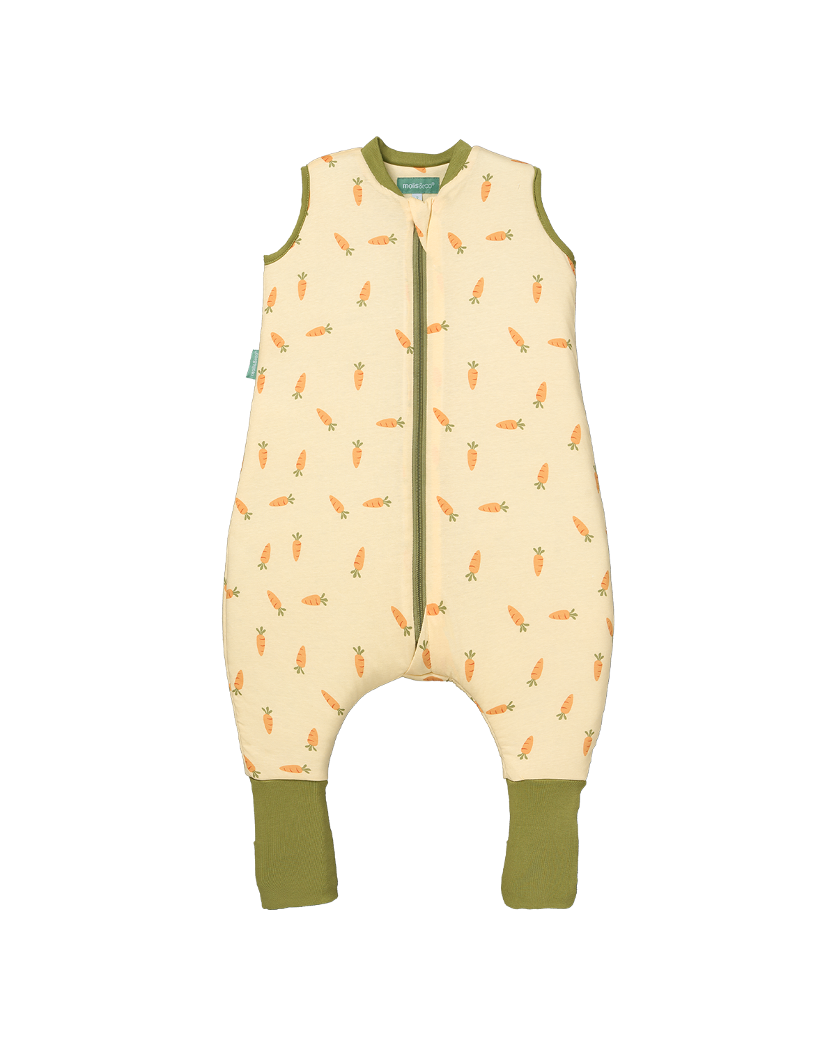 Sleeping jumpsuit with socks - Carrots - TOG 2.5