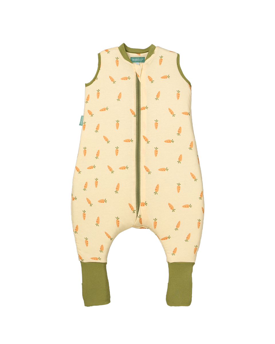 Sleeping jumpsuit with socks - Carrots - TOG 2.5