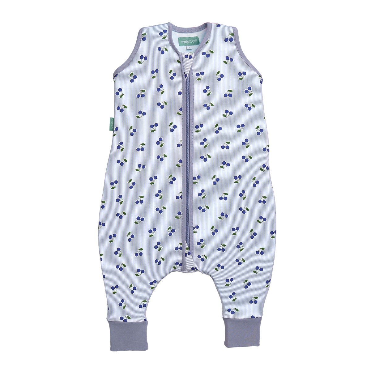 Sleeping jumpsuit - Cherries - TOG 0.5