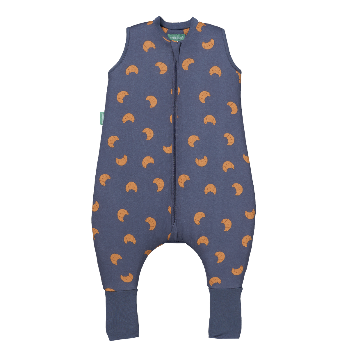 Pijama manta con calcetines antideslizantes - Croissants - TOG 2.5