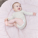 Rounded crawling mat - Dusty Rose
